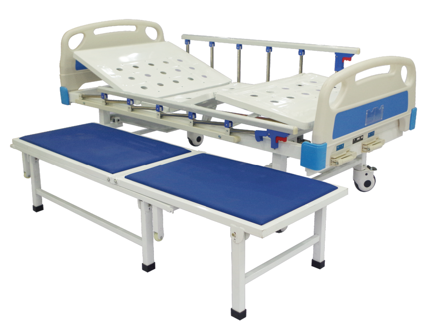 TY-Y16 ABS Headboard Disposable Punching Panel Double - Crank Hospital Bed