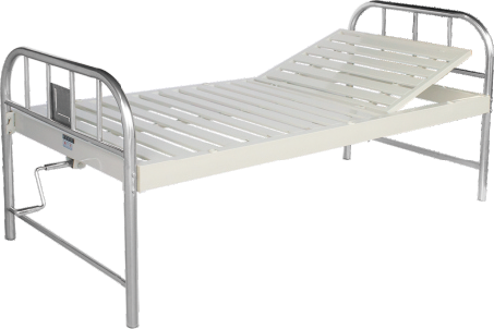TY-29 Stainless Steel Bed with Iron Spray-coated Single Bed