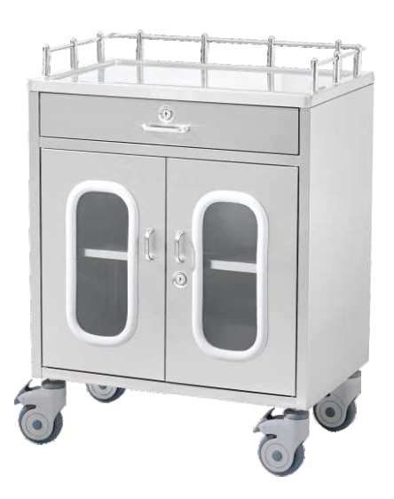 TY-D34 Stainless Steel Linen Cart