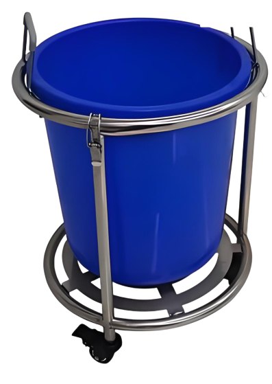TY-D39 Stainless Steel Medical Waste Trolley (with Dosing Bucket)