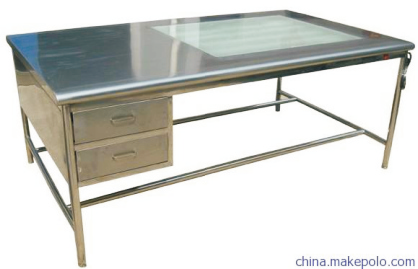 TY-D66 Stainless Steel Packing Table (with LED Light)