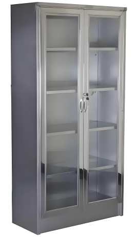 TY-C03 Full Stainless Steel Double-door Five-layer Instrument Cabinet (Can be divided into six layers)