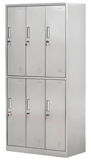 TY-C36 Stainless Steel Six-door Locker