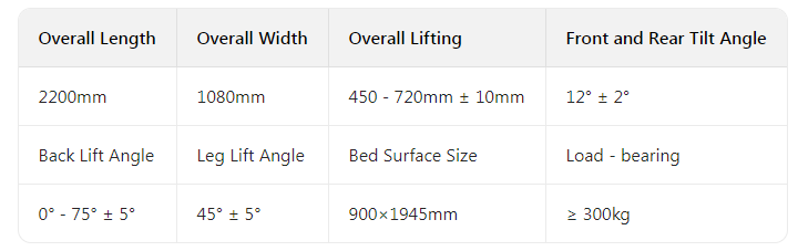 TY-A02 Multifunctional Electric Bed
