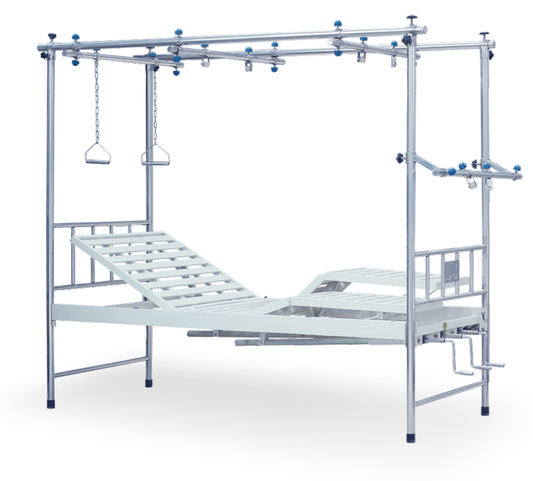 TY-Y33 Stainless Steel Headboard, Stainless Steel Frame, Belt Double - Crank Bone Traction Bed