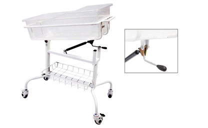 TY-E03-III Iron Spray-coated Baby Car (with Transparent High-Strength Baby Basin)