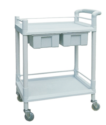 TY-D09-II Two-Drawer Plastic Trolley