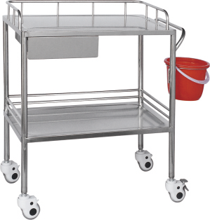 TY-D13 Stainless Steel Single-Drawer Treatment Trolley