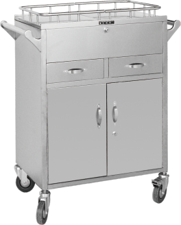 TY-D19 Stainless Steel Emergency Trolley