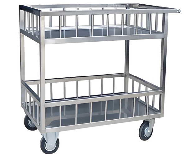 TY-D35 Stainless Steel Linen Delivery Trolley