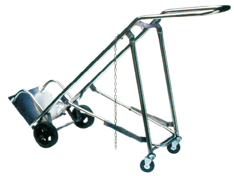 TY-D52 Stainless Steel Oxygen Cylinder Trolley