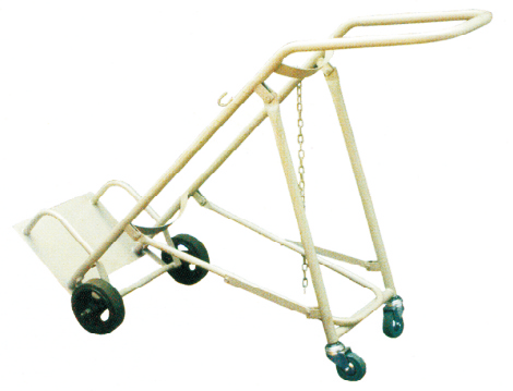 TY-D53 Steel Spray-coated Oxygen Cylinder Trolley