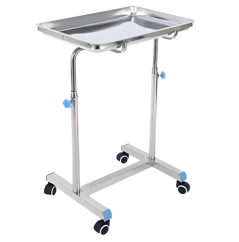 TY-D44 Stainless Steel Operating Room Double-Pole Tray Rack