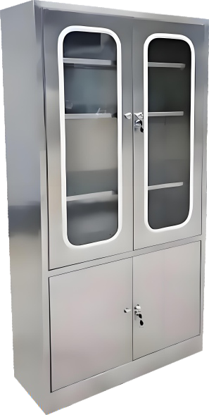 TY-C05 Stainless Steel Four-door Six-layer Instrument Cabinet