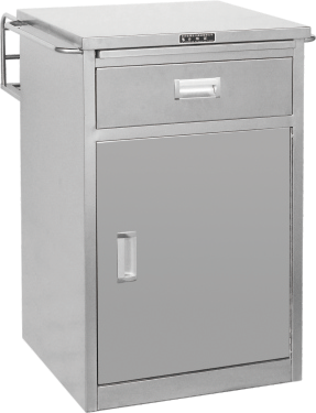 TY-C39 Full Stainless Steel Bedside Cabinet