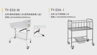 TY-E04-I All Stainless Steel Baby Car